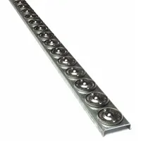Flow Rail: Ball Transfer, Light-Duty, 5 ft Overall Lg, 120 lb/ft (5 ft Supports), 2 in Overall Wd (MPN BT05FR02LPCS2C)