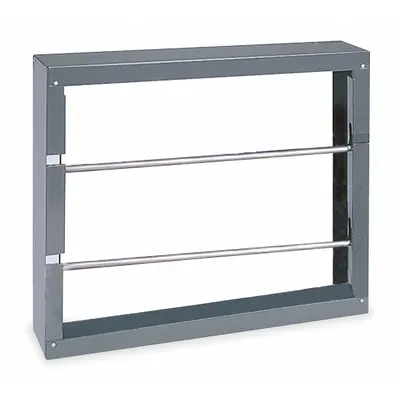 DURHAM MFG Wire Spool Rack: 2 Spindles, 26 in x 5 7/8 in x 21 9/16 in - Wall-Mount Reel & Spool Racks