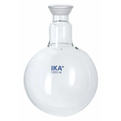 IKA Coated Receiving Flask: 100 mL/Coated Borosilicate Glass (MPN 3743200) - Rotary Evaporator Accessories