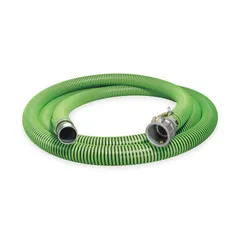 Suction and Discharge Hose: 6 in Hose Inside Dia., 23 psi, Black/Green, 6 in x 6 in Fitting Size (MPN GH600-10CN). Key specifications — Temp. Range: -40° to 180°F; Hose Color: Black; Brand: CONTINENTAL.