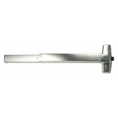 VON DUPRIN 98EO 3 26D Rim Exit Device, Touchbar, Chrome, 3 ft Door Width - Rim Push Bars