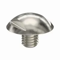 Machine Screw: M5x0.80 Thread Size, 6 mm Lg, Truss Head, Spanner, 316, Stainless Steel, Plain (MPN K1329.05X6)