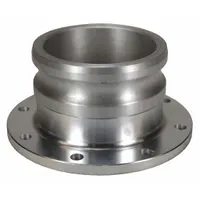 Cam and Groove Adapter: 6 in Coupling Size, 75 psi Max. Working Pressure @ 70 F, 3 3/4 in Overall Lg (MPN G600-AL-AL)