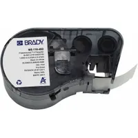 Combined Label and Ribbon Cartridge: Rectangle, 3/8 in x 1 in, Cryogenic Polyester, Black on White (MPN M5-118-492)