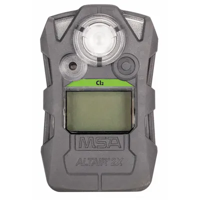 MSA Single-Gas Detector: IP67, Chlorine ( CL2), MSA ALTAIR 2X, Lithium, Maintainable - Single Gas Detectors