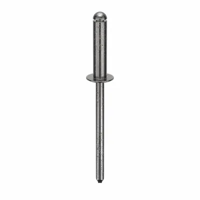 POP AVDEL Domed-Head Blind Rivet, 0.153" dia, 1 33/35" L, 500 PK - Domed-Head Blind Rivets