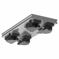 HEPCOMOTION GV3 Carriage: For 76 mm Rail Wd, Roller, GV3 Std Carriage, 54.7 mm Carriage Ht, Aluminum (MPN AU7654L400CSNS)
