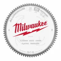 MILWAUKEE Circular Saw Blade: 14 in Blade Dia., 80 Teeth, 0.13 in Cut Wd, 1 in Arbor Size, Carbide (MPN 48-40-4370)
