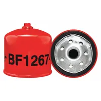 BALDWIN FILTERS Fuel Filter: Spin-On, 3 1/16 in Outside Dia, M16-1.50 Thread Size, Cellulose, BF1267