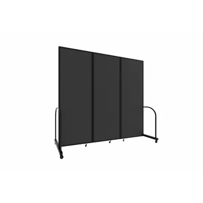 SCREENFLEX FRD-FS-768 Mobile Welding Screen, 90 in Ht, 103 in Wd, 1 in Frame - Mobile Welding Screens