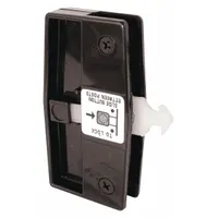PRIME-LINE Latch and Pull: Sliding Handle and Latch Kit, 4 in Overall Ht, 3/4 in Overall Lg, Black (MPN A 165)