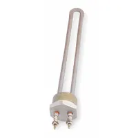 VULCAN Screw Plug Immersion Heater: 1 Phase, 120V AC, 1,500 W Watt, 1 1/4 in NPT, 84 W/sq in, Brass (MPN ASW115A)