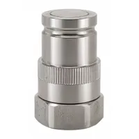 PARKER Hydraulic Quick Connect Hose Coupling: 1/4 in Coupling Size, High Pressure Stainless Steel (MPN SH71-3N4-4F)