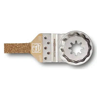 FEIN Oscillating Scraper Blade: 3/8 in Blade Wd, 3 13/16 in Blade Lg, Carbide Tipped - Starlock Mounted Blades