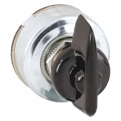 Single-pole, four-position (SP4T) rotary switch from the 800 Series. Rated 6 A at 125 V AC. Terminals are solder lug and 0.125 in quick disconnect. Suitable for selecting among multiple circuits in control panels and test equipment.