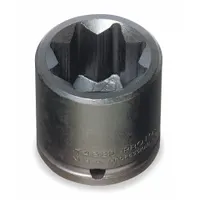 PROTO Impact Socket: 1/2 in Drive Size, SAE, 15/16 in Socket Size, 8-Point, Std, 1 3/4 in Overall Lg (MPN J7430S)