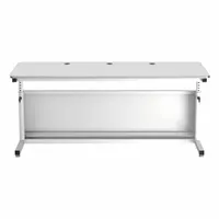 VERSADESK Standing Desk: White, Wood, 72 in Overall Wd, 30 in Overall Dp, 36 in Max Desktop Ht (MPN CTL7230-WW)