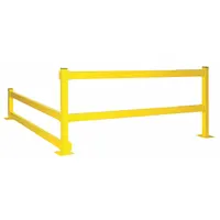 BLUFF Corner Post: 3 in Post Wd, Corner, 3 in Post Dp, 2 Rail Levels, Mount Hardware Not Included (MPN MPBP42DC-YEL)