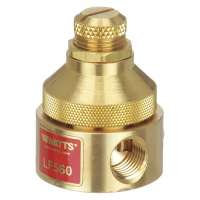 Watts Pressure Regulator: FNPT x FNPT, 1/4 in Pipe Size, Brass, 0 psi to 125 psi - Standard Capacity Water Pressure Regulators