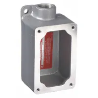 APPLETON ELECTRIC Mounting Body: 1 Gangs, Copper-Free Aluminum, 3/4 in Hub Size, Dead End (MPN EFD175A-NL-Q)