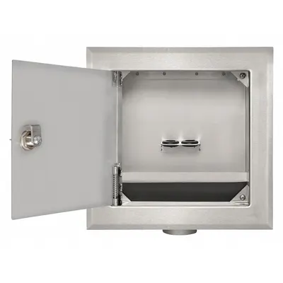 GUY GRAY Outlet Box: 1/2 in FPT, Single Lever, Center, 8.63 in Box Wd - Dialysis Supply Valve Outlet Boxes