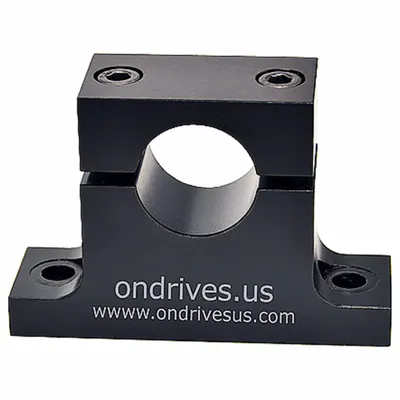 ONDRIVES.US Linear Shaft Support: SBL, For 1/4 in Shaft Dia, Anodized Aluminum, Linear Shafting - Top-Loading Linear Shaft Support Blocks