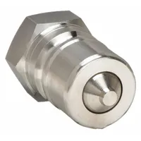 PARKER Hydraulic Quick Connect Hose Coupling: 3/4 in Coupling Size, 316 Stainless Steel, Female NPTF (MPN SSH6-63Y)