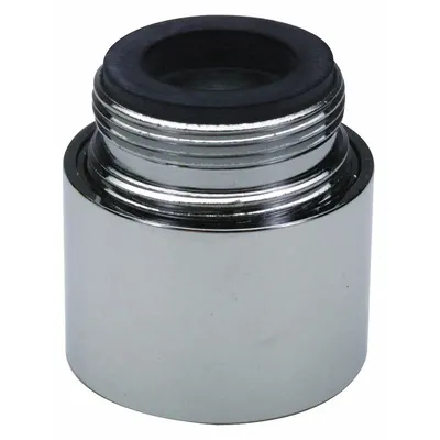 ZURN Aerator: 0.5 gpm Flow Rate, Spray Flow Outlet, Brass, Chrome Finish - Faucet Aerators & Outlets