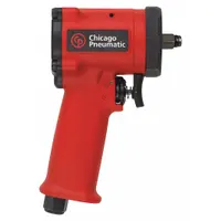CHICAGO PNEUMATIC Air Impact Wrench: Compact, 3/8 in Drive, Pistol-Grip, Square, Std, Friction Ring (MPN CP7731)