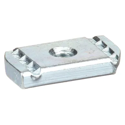 Standard Nut: 3/8"-16 Thread Size, 3/8 in Bolt Size, Steel - Standard Nuts
