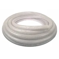 Water Suction Hose: 3 in Hose Inside Dia., 55 psi, Clear/White, 100 ft Hose Lg (MPN SPT300-100-G)