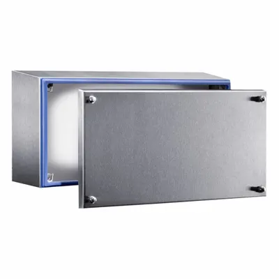 RITTAL Enclosure: 304 Stainless Steel, 8 in x 16 in x 5 in, NEMA 1/12/13/3/3X/4/4X - Stainless Steel Enclosures