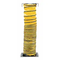 ALLEGRO Blower Ducting: 12 in Dia, 15 ft Lg, For Use With Blowers, Black/Yellow, Vinyl Polyester (MPN 9550-15)