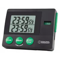 TRACEABLE Digital Timer: Memory Recall, 7/8 in x 2 1/8 in x 2 3/4 in, 7/8 in Overall Dp, LCD (MPN 5006)