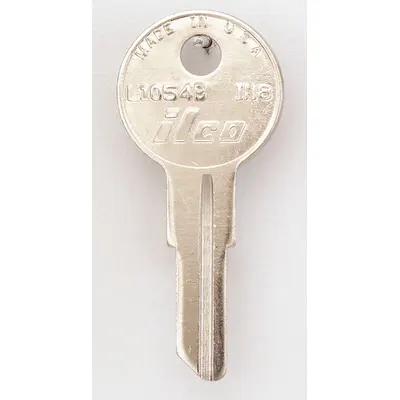 KABA ILCO Key Blank: Compatible with Adams Rite/Ilco/RAD Locks, Key ID # IN8, 5 Pins - Office Furniture Key Blanks
