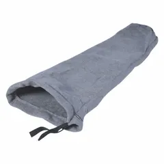 This pipe filter sock is constructed from Ultra-Filter-Tex Fabric and designed to remove sediment from liquids in industrial piping systems. With dimensions of 16 inches in height, 60 inches in length, and 16 inches in diameter, it is suitable for applications such as water treatment, oil filtration, and process fluid handling where particulate contamination must be controlled to protect downstream equipment.