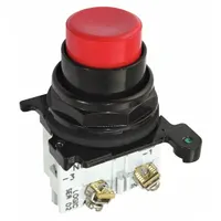EATON Extended Push Button Operator: Non-Illuminated, Extended Profile, Metallic, 30 mm, 1NO/1NC (MPN E34EB2-1X)