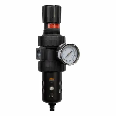 Parker Filter/Regulator: Series 06E Series, 1/2 in NPT, 61 scfm, 40 micron - Parker FRL Air Filter/Regulators