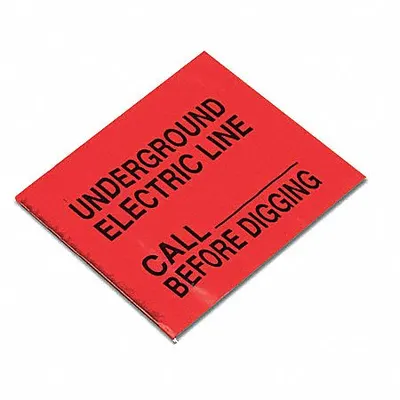 PRESCO PRODUCTS Printed Message Marking Flag - Printed Message Marking Flags