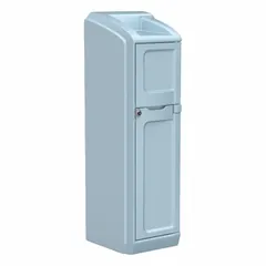 This CORTECH Endurance series locker provides secure personal storage for industrial environments. The single-door unit measures 78-1/2 inches high, 26 inches wide, and 26 inches deep, finished in Blue Gray. Suitable for storing work gear, tools, and personal items in factories, warehouses, and maintenance facilities.