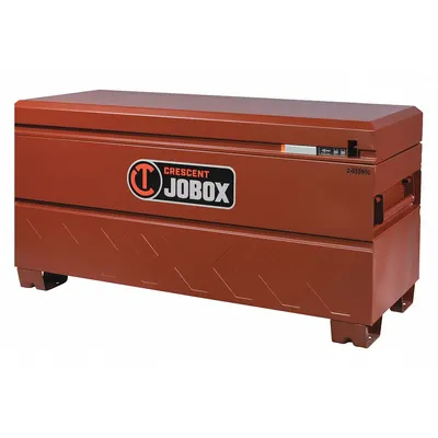 CRESCENT JOBOX Jobsite Box: 24 in W x 60 in D x 30 3/4 in H, 21 cu ft, Padlock - Chest-Style Jobsite Boxes