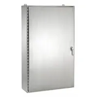 HOFFMAN Enclosure: 304 Stainless Steel, 60 in x 36 in x 12 in, NEMA 12/3R/4/4X, Solid Cover, Hinged (MPN A60H3612SSLP3PT)
