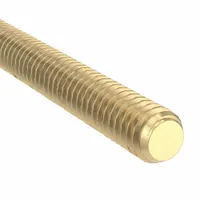 ACME Screw: 5/8"-8 Thread Size, 6 ft Lg, Brass, Plain (MPN RODBS588)