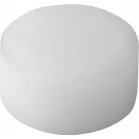 KIPP Rear-Mount Insert w/Flat Face: 16 mm Dia, M6, 12 mm Ht, Smooth, Acetal Body (MPN K0385.16129)