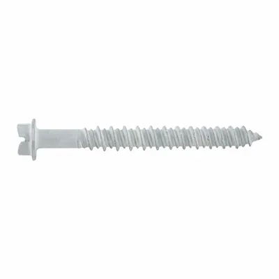 DEWALT Screw Anchor: 3 1/4 in Overall Lg, 9/64 in Dia, Steel, Stalgard, Hex, Hex - Hex-Head Screw Anchors