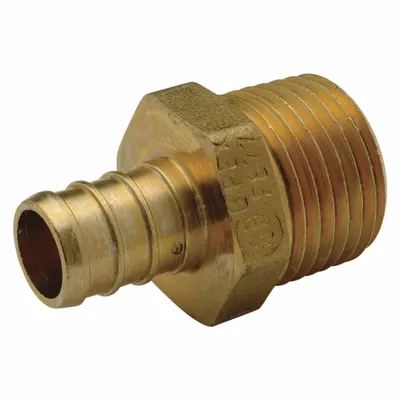 ZURN QQUFC88GX Crimp-On Brass Barbed Tube Fitting - Crimp-On Brass Barbed Tube Fittings