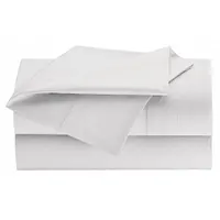 Standard-size pillowcase from the Martex Millennium Sheets line. Measures 30 inches in length and 20 inches in width, with a 2-inch hem. Features a T200 thread count, solid Fresh White color, and is made from 40% polyester. Suitable for hospitality, healthcare, and institutional bedding applications