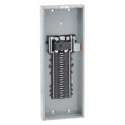 SQUARE D Load Center: 200 A Amps, 120/240V AC, 42 Spaces, 22kA, 0 Max. No. of Tandem Breakers - Square D QO - Main Breaker, Convertible, Plug-On Neutral Load Centers