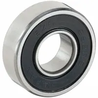 EZO Miniature Ball Bearing: 698, Dbl Sealed, Contact Seal, 8 mm Bore, 19 mm OD, 6 mm Wd (MPN 698-2RSP6MC3SRL)