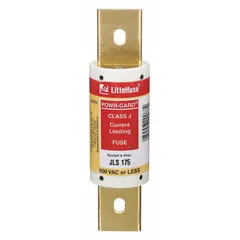 Class J bolt-on fuse rated 175 A and 600 V AC. Fast-acting, non-indicating design for overcurrent protection in industrial electrical systems such as motor control centers, panelboards, and switchgear.